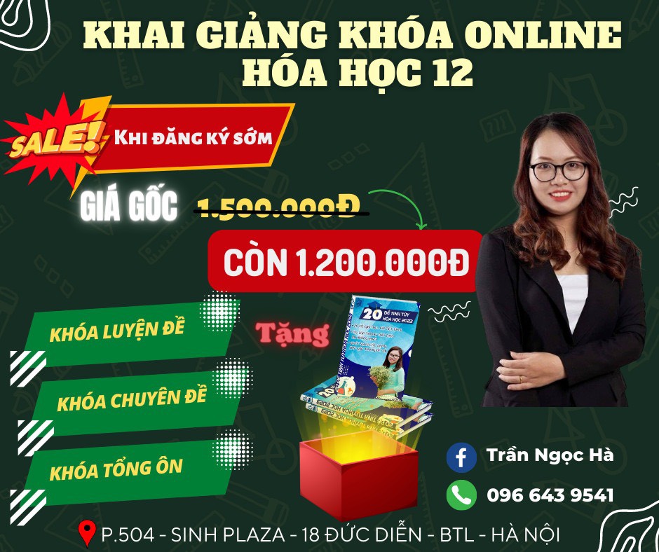 HÓA HỮU CƠ 12 SGK MỚI                                      