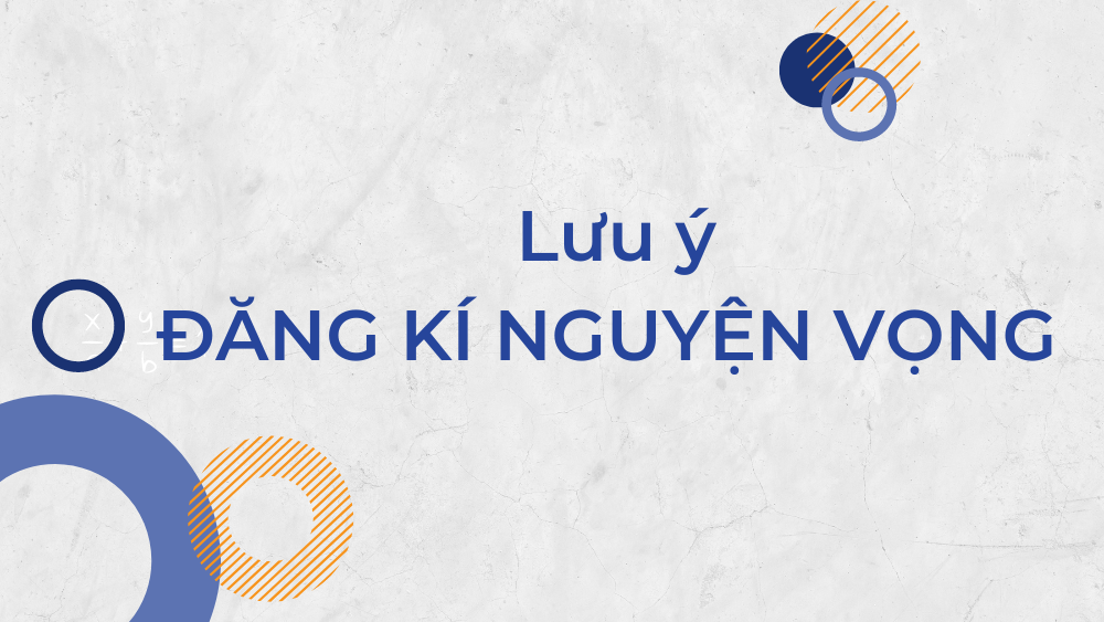 Đăng kí nguyện vọng